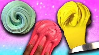 How to make DIY Butter Slime 3 Ways 3 DIY Slime recipes [upl. by Nirrok]