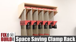 Space Saving Parallel Clamp Rack  DIY Build Plans [upl. by Jessee]