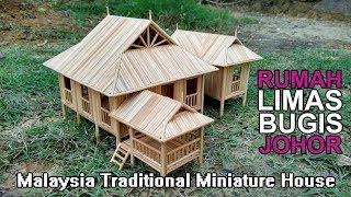 JOHOR Traditional House Replica Malaysia  Rumah Limas Bugis [upl. by Bunker]