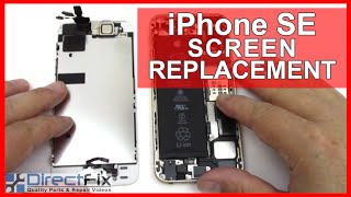 How To iPhone SE Screen Replacement done in 5 Minutes [upl. by Bast]