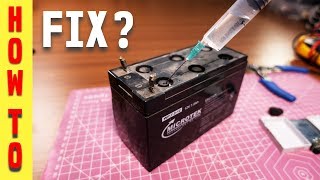 How To Recover Recondition Dead LEAD ACID BATTERY 2019 [upl. by Aynatan591]