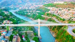 🏞Muzaffarabad  Capital Of Azad Kashmir  Footage With Drone 2018 [upl. by Bernete927]