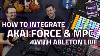 How To Integrate Akai Force amp MPC With Ableton Live  New Firmware Updates [upl. by Triplett]