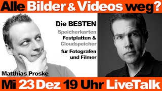 💣Alle Bilder amp Videos weg 🕱🕱 Die BESTEN 💽Speicherkarten🖥️HDDs☁️Cloudspeicher für Fotografen amp Filmer [upl. by Jack]