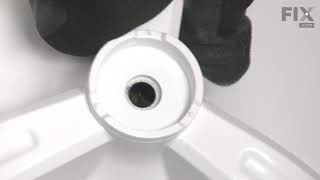 Whirlpool Washer Repair  How to Replace the Wash Plate [upl. by Opalina]