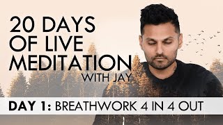 20 Days of Live Meditation with Jay Shetty Day 1 [upl. by Tavia]