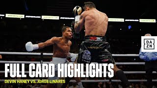 FULL CARD HIGHLIGHTS  Devin Haney vs Jorge Linares [upl. by Ahsote525]