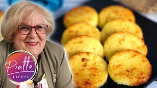 Italian Grandma Makes Semolina Gnocchi  Gnocchi alla Romana Recipe [upl. by Torrey651]