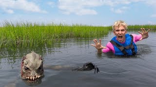 POND MONSTER REVEALED HIDING in BACKYARD BAY New Evidence Discovered [upl. by Jacinthe]