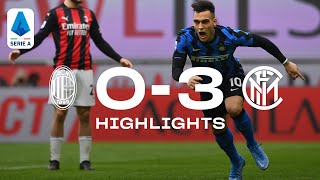 AC MILAN 03 INTER  HIGHLIGHTS  SERIE A 2021  LuLa turns Milano Nerazzurra ✌🏻⚫🔵 [upl. by Nnaarat]