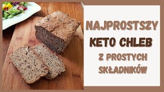 NAJPROSTSZY KETO CHLEB z siemienia lnianego 🍞 PROSTY KETO CHLEB chleb bez glutenu [upl. by Aredna792]