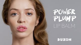 BUXOM PowerFull Plump Lip Balm Tutorial  BUXOM Cosmetics [upl. by Cahilly]