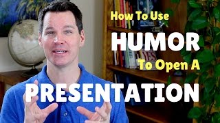 How to Use Humor in a Speech Opening [upl. by Petigny798]