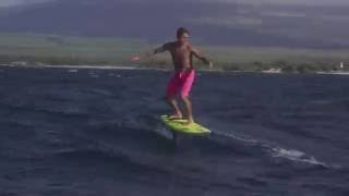 Worlds Longest Waves Open Ocean Foil Surfing [upl. by Ier]