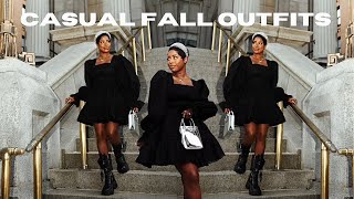 EASY FALL OUTFITS 2021  Highlowluxxe [upl. by Elleunamme747]