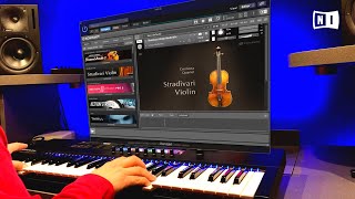 Native Instruments STRADIVARI VIOLIN with Maverick Piano  Sound Demo [upl. by Stutzman739]