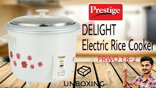 Prestige Delight Electric Rice Cooker PRWO 182 Unboxing [upl. by Innoc]