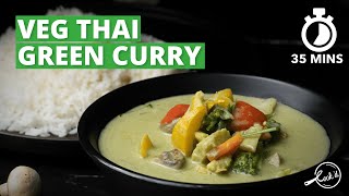 Veg Thai Green Curry Recipe  Thai Green Curry  Vegetarian Curry Recipes  Thai Cuisine  Cookd [upl. by Lerak]