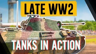 Late WW2 Tanks in Action  TANKFEST Online  The Tank Museum [upl. by Krawczyk]