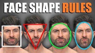 4 Face Shape Rules EVERY GUY SHOULD FOLLOW To Pick The BEST Haircut amp Facial Hair for YOUR Face [upl. by Eitisahc]