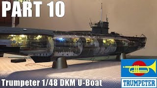 Trumpeter 148 scale DKM Uboat Type VIIC U552 [upl. by Norej]