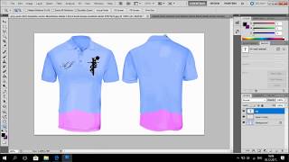 HOW TO DESIGN POLO SHIRT ADOBE PHOTOSHOP CS5 [upl. by Rhonda]