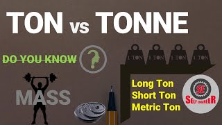 TON vs Tonne  Long Ton  Short Ton  Metric Ton [upl. by Rehteh]