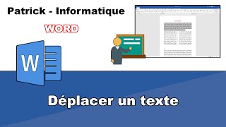 Tuto Word 2019  Déplacer un texte [upl. by Claretta]