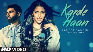 KARDE HAAN Video Song  Rameet Sandhu  MNV  New Song 2019 [upl. by Eynaffit]