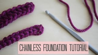 CROCHET Chainless foundation tutorial  Bella Coco [upl. by Edelson]