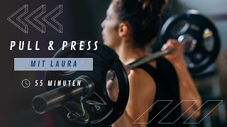 Pull amp Press  Langhanteltraining für Zuhause  fit und stark bleiben [upl. by Hsima]