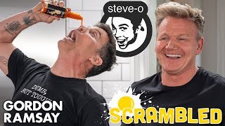 SteveO Shocks Gordon Ramsay While Making A Southwestern Omelette  Scrambled [upl. by Eittah]