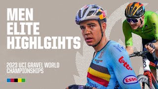 Men Elite Highlights  2023 UCI Gravel World Championships [upl. by Niwle]