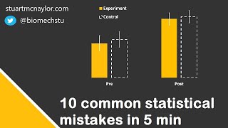 Ten Statistical Mistakes in 5 Min [upl. by Selby]