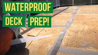 WATERPROOFING BalconyDECK — How to Prepare [upl. by Dahij]