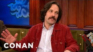 Paul Rudds EXCLUSIVE quotAnchorman 2quot Clip  CONAN on TBS [upl. by Arekahs]