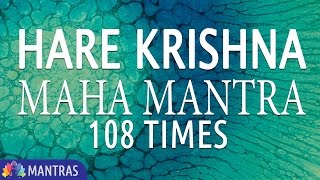 Hare Krishna  Maha Mantra  108 Times [upl. by Havener353]