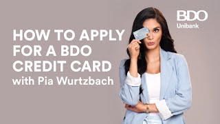 How to apply for a BDO Credit Card [upl. by Liesa]