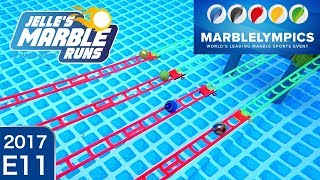 Marble Race Marble League 2017 E11  Underwater Race [upl. by Lyrej]