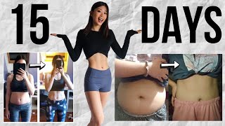 15DAY BEFORE amp AFTER RESULTS USING EMI WONGS AB amp BELLY BURN WORKOUT PROGRAM [upl. by Esli]