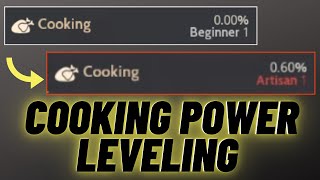 BDO Cooking POWER Leveling  Beginner to Artisan [upl. by Eelitan]