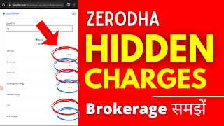 Brokerage in Zerodha  Brokerage Charge कितना लगता हैं [upl. by Nuhsar]