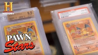 Pawn Stars Stacks of Pristine Charizard Pokemon Cards Season 14  History [upl. by Dickson]