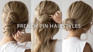 4 EASY Ways to use a French Pin 🌸 [upl. by Nnairb]