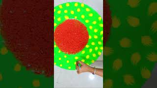 Unique Rangoli designs With ARTIST SHIKHA SHARMA 😍 shorts rangoli diwali [upl. by Selwin]