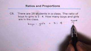 Ratio of Boys to Girls C8 [upl. by Rolfe]