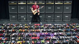 The Worlds Largest Guitar Pedalboard world record [upl. by Coplin]