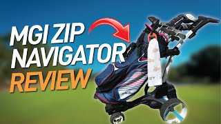 MGI Zip Navigator Review  GOLF PUSH CART OR GOLF TROLLEY [upl. by Steinman861]