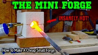 How To Make A Mini Forge For Knife Making [upl. by Efi]