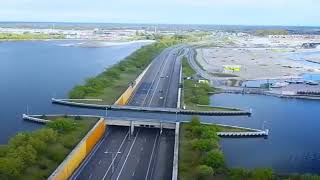 The Veluwemeer Aqueduct Netherlands Unique Water Bridge [upl. by Anelegna852]